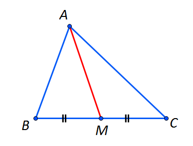 mediana in triunghi