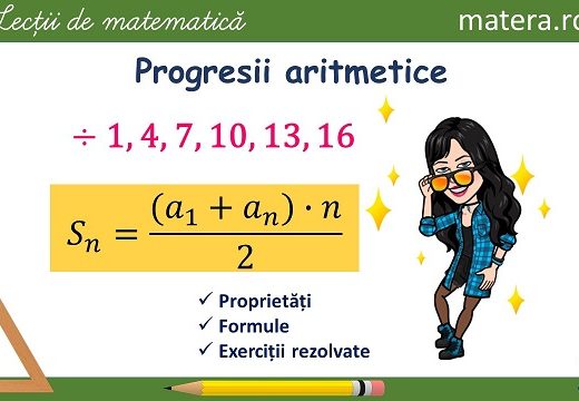 Arhive suma termenilor unei progresii aritmetice - Matera
