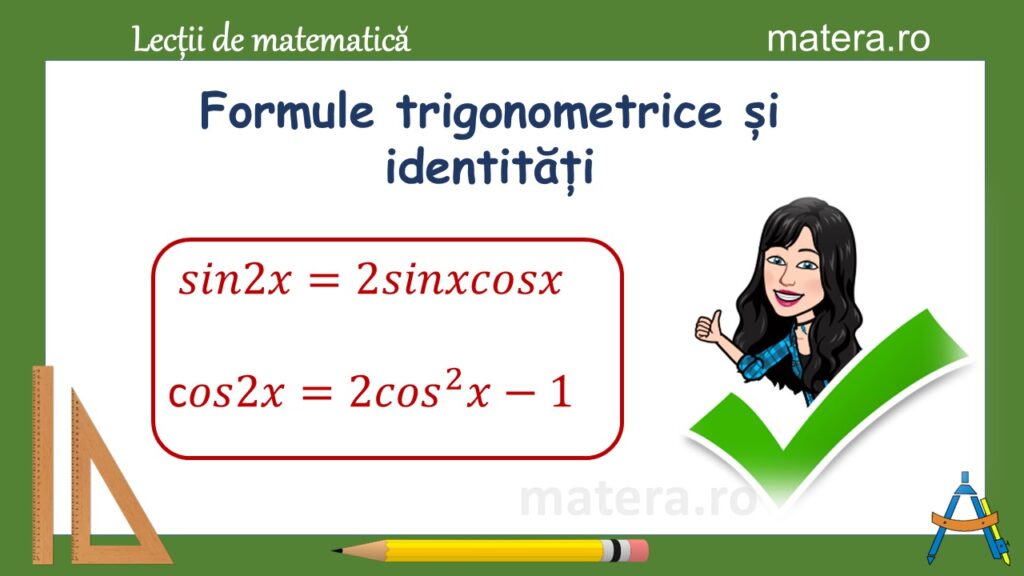 formule trigonometrice identitati trigonometrice