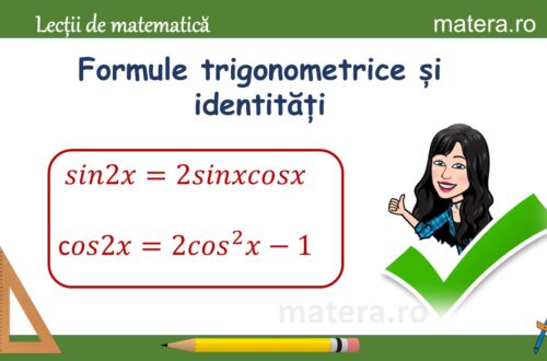 formule trigonometrice identitati trigonometrice